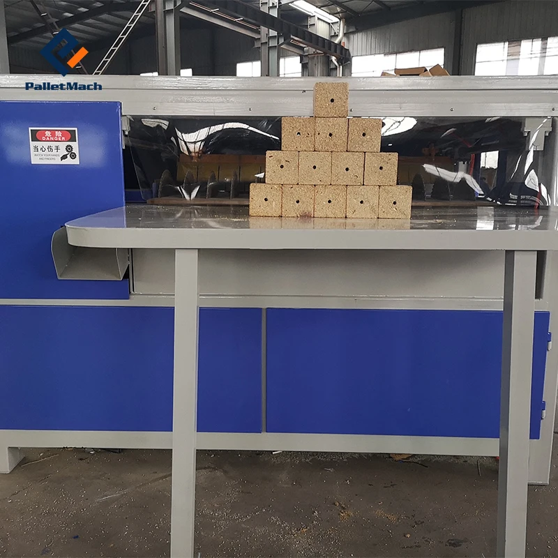 Automatic Multiple Euro Wooden Pallet Block Cutting Saw Machine