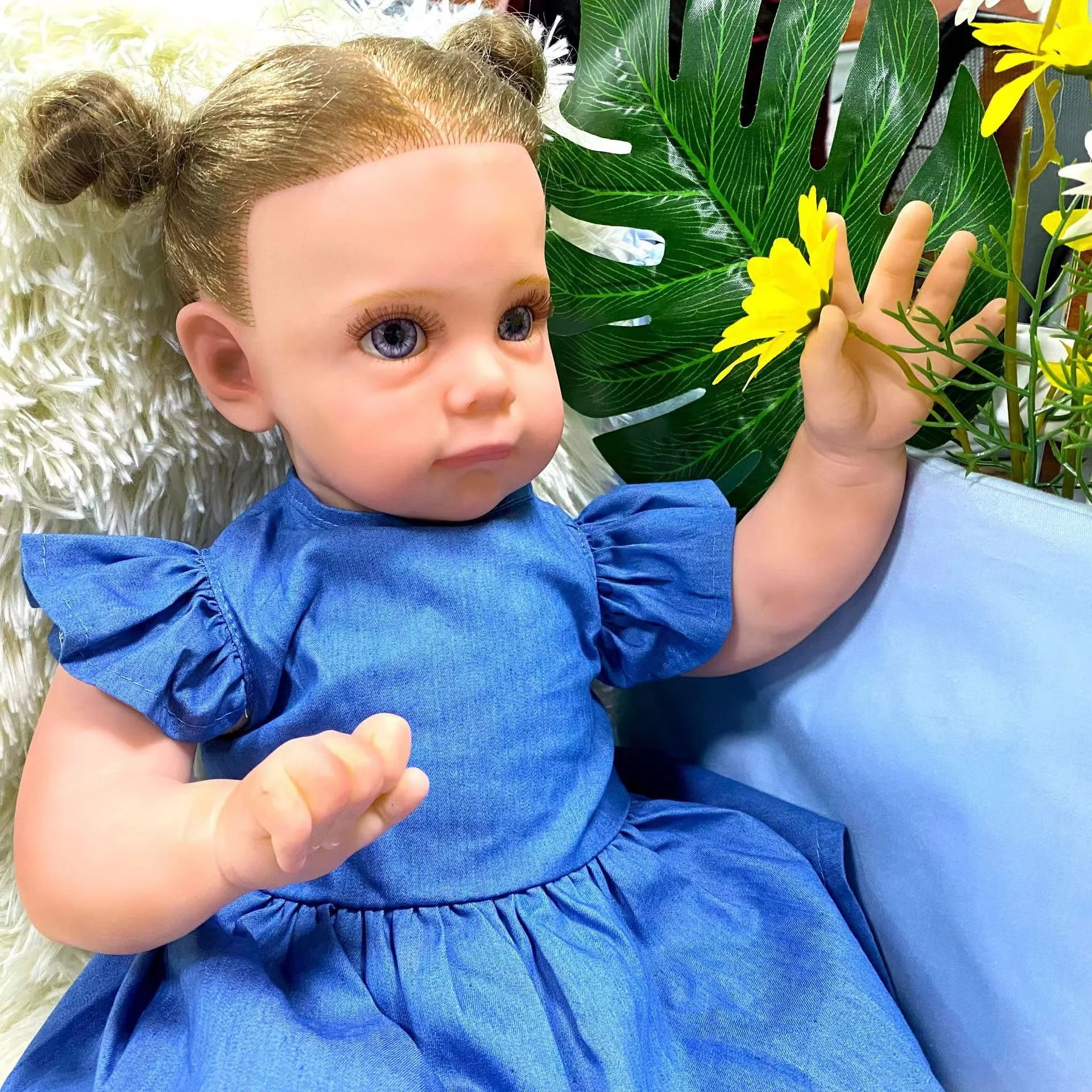 リアルなカスタムドール チャッキーリボーン 人形 55cm 女の子用おもちゃ