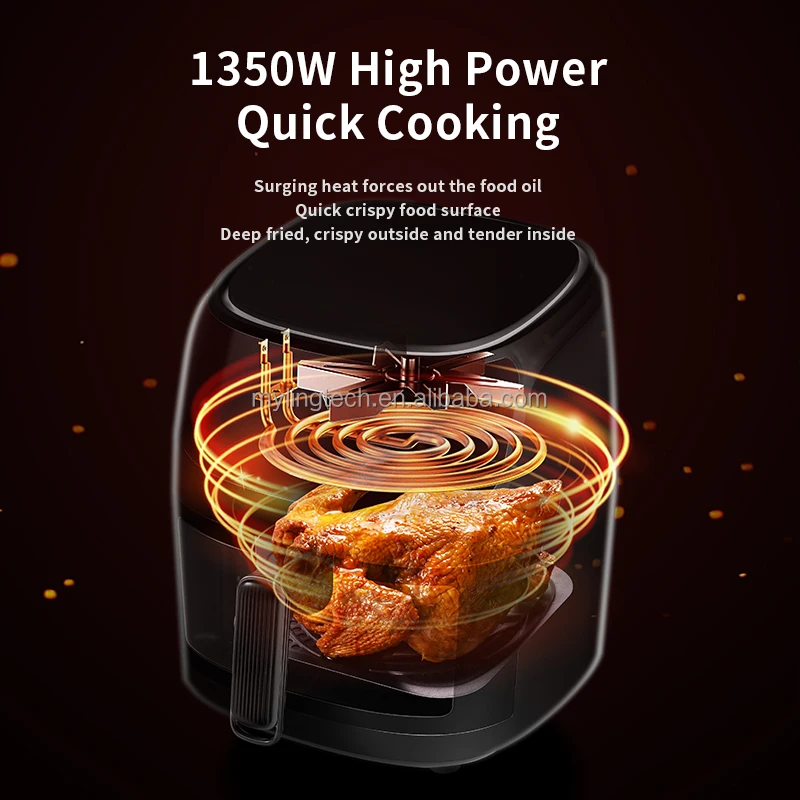 Premium 5L Electromechanical Smart Air Fryer