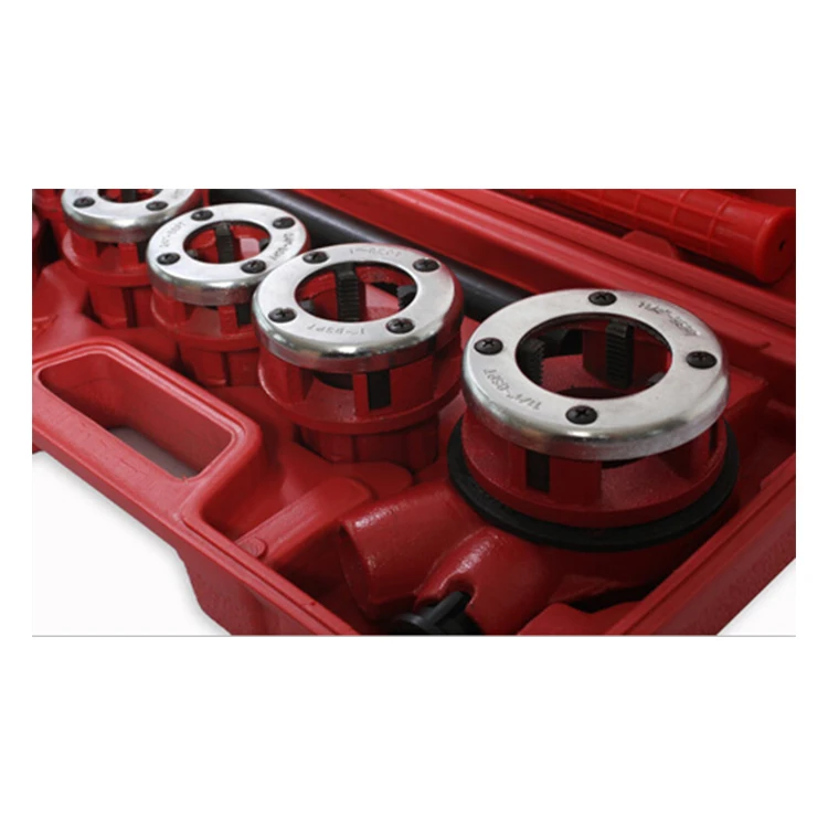 Ratchet Head Ratcheting Clean Pipe Thread Threader Kit Set Buy