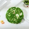 ขอบสีเขียวเบจ