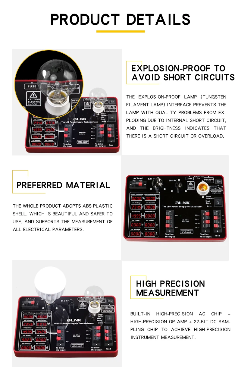 Led Power Driver Test Box Bulb Test Machine Led Power Tester Buy Led