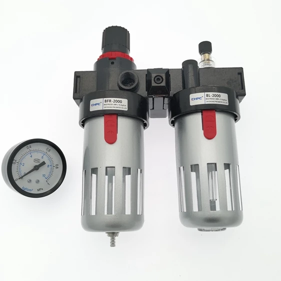 Air Filter Pressure Regulator G1/2'' Pneumatic Source Treatment Unit BFR4000 