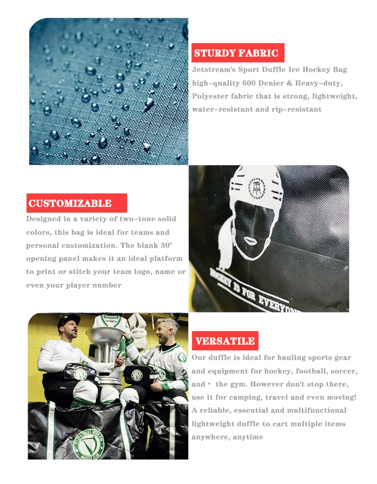 High Quality Tarpaulin Coldproof Material Rolling Duffel Luggage Bags Waterproof Custom Ice