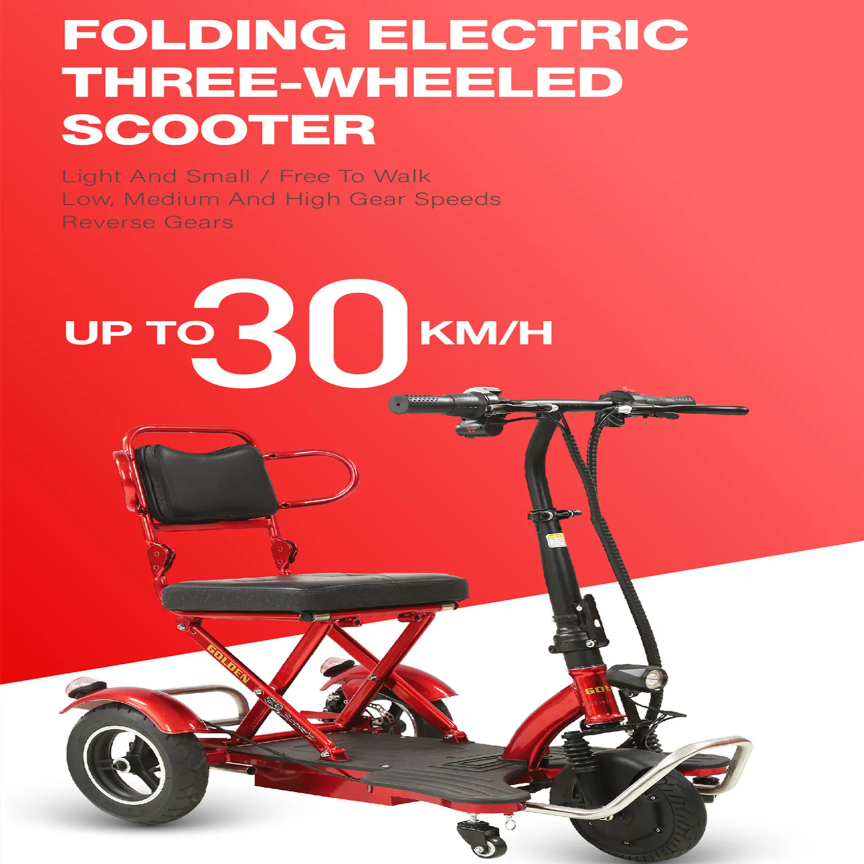 202140 Mph Chopper Fastest Fat 3 Wheel  Electric Scooter Ready to Ship