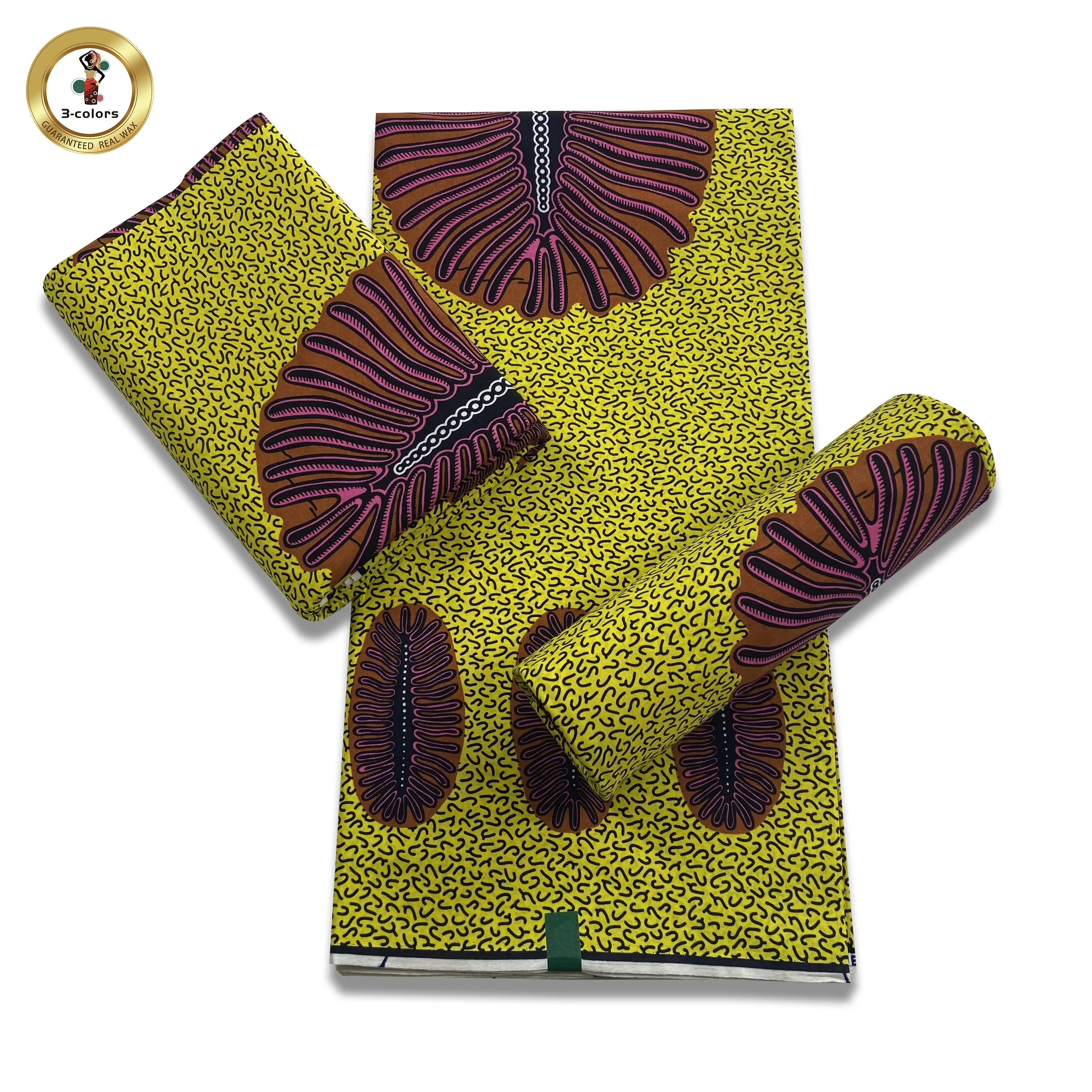 Tissu Ankara Imprimé Cire Africaine - Wax Prints Traditionnel - Neuf Au Mètre
