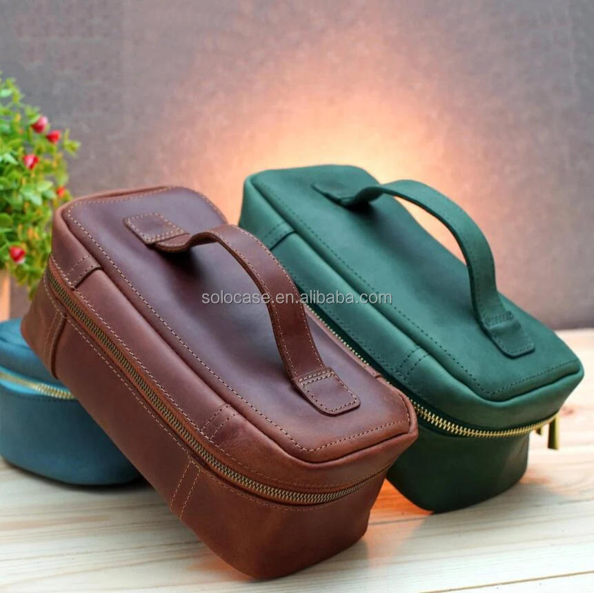 Colors PU Leather Travel Makeup Bag