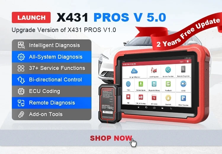 2023 Upgrade Version LAUNCH X431 PROS V5.0 Scanner Auto Diagnostic Tools All System Automotive Scanner 31+ Special Services