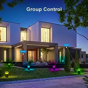 product latest design smart rgbcw led garden light ip67 ambiance outdoor pathway lights outdoor with app control-43