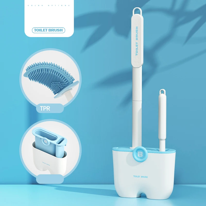Новое поступление, оптовая продажа с завода, держатели для туалетных щеток, набор силиконовых щеток для туалетных принадлежностей
