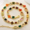 Collana in oro con zirconi CROSS
