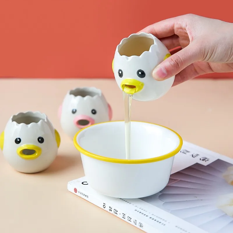 Luxury Ceramic Pig Egg Separator - Eco-Friendly Kitchen Tool