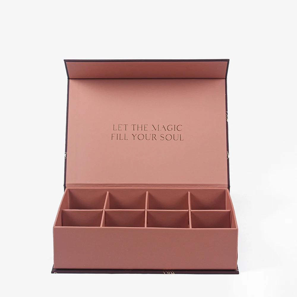 Candy Chocolate Packing Box Book Shape Rigid Magnetic Chocolate Gift Box Wholesale Luxury Custom Logo Sweet Self Erecting Boxes