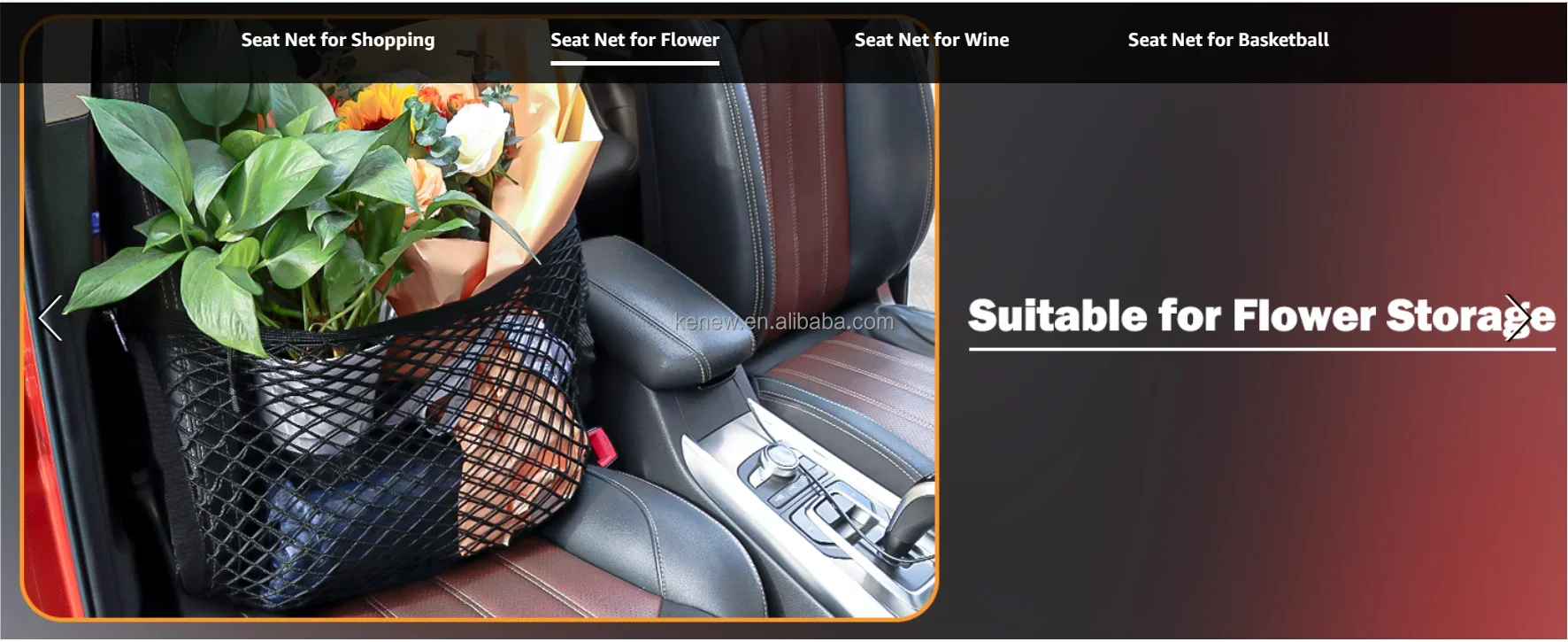 Versatile Elastic Car Net Front Seat Organizer Car Seat Net Organizer Purse Handbag Holder Car Storage Automobile Mesh Net