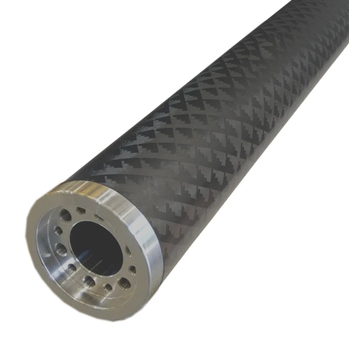 light weight high strength carbon fiber roller tubes
