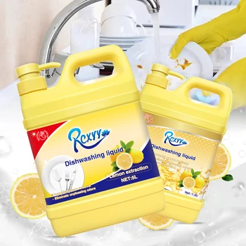 Popular Bottle Packed  1.5L Safety Smell Formula Fruit Cleaning Detergent Oil Removal Dishwashing Liquid