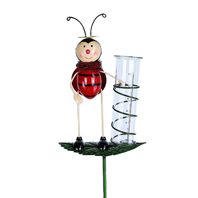 Ladybug Nature Rain Gauge Stake SG70150B-57