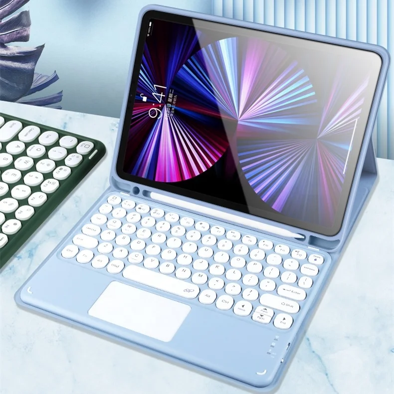 Clavier Détachable Avec Pavé Tactile Et étui Cuir PU - Pour Android / Windows (clavier Uniquement)