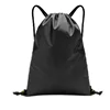 Drawstring backpack black