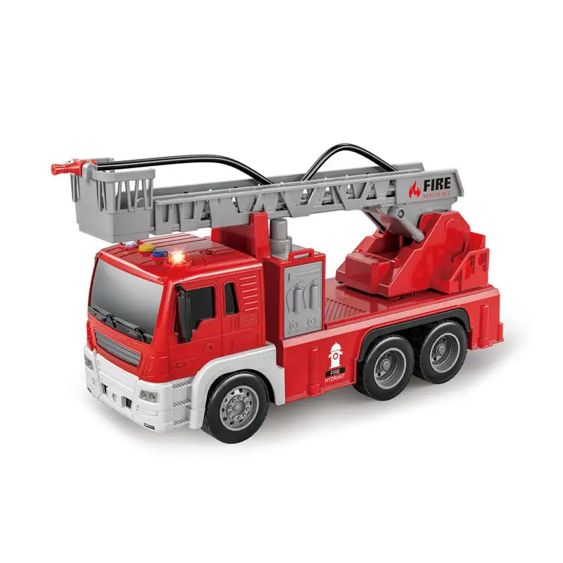 Camion De Pompier électrique Mini ATAA – 6V, Sirène, Lumières, Pédale, Poignée Parentale, 2,5 Km/h