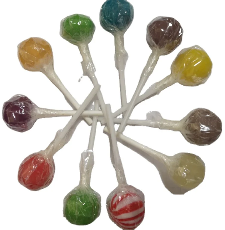 10g Lollipop wrapped in printed bags