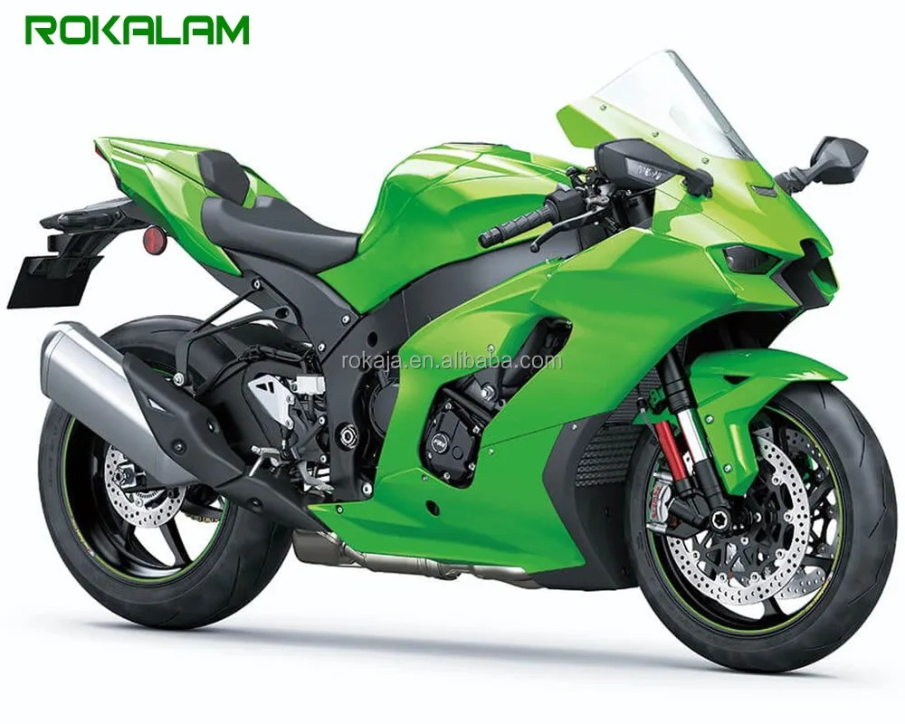 Kit Carenagem Verde Aftermarket para Kawasaki Ninja ZX-10R 21-23