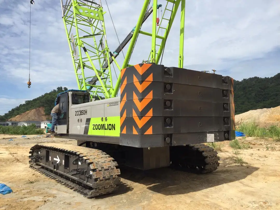 Guindaste de Esteira Zoomlion de 85 Toneladas ZCC850V com Preço de