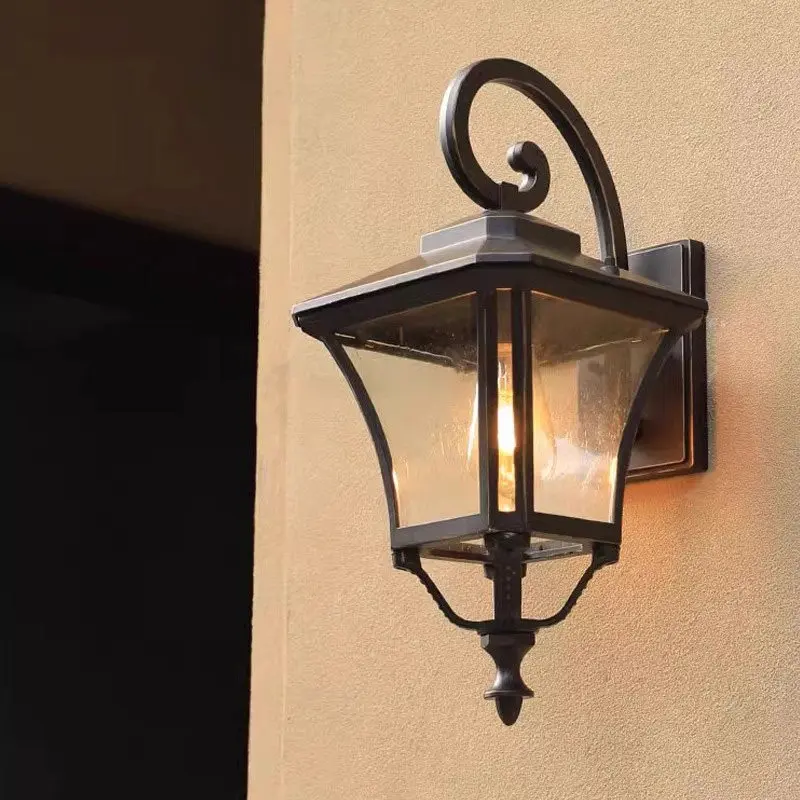 Wasserdichte Außenwandlampe mit IP55-Schutz, modernes minimalistisches Design für Garten, Balkon, Flur, Innenhof und Außenbeleuchtung – 5 Jahre Garantie
