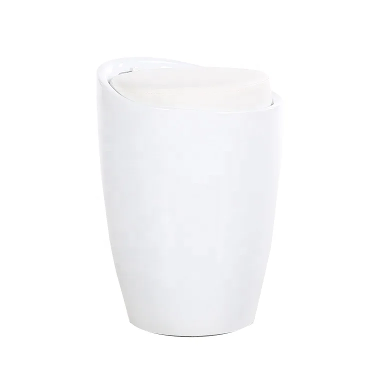 Colorful ABS Plastic Storage Baskets Multi-Use Laundry Bin Stools for Bathroom Hotel School Apartment Villa