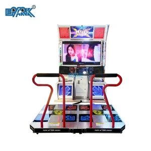 2 Players Coin Operated Indoor Arcade Video Game Pump It up Music and Dance Machine 1 Year Warranty