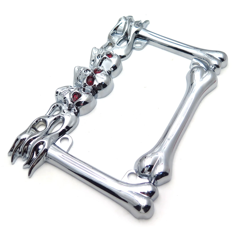 Real Carbon Fiber Silm 4 Holes License Plate Frame + Hardware Choose Your Finish