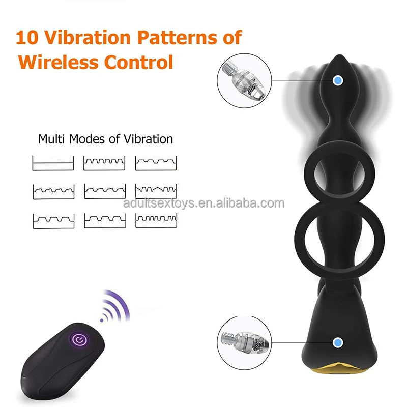lovesense anal plug Plug Anal Vibrador de Diamante con Control Remoto – Xinghaoya main image 1