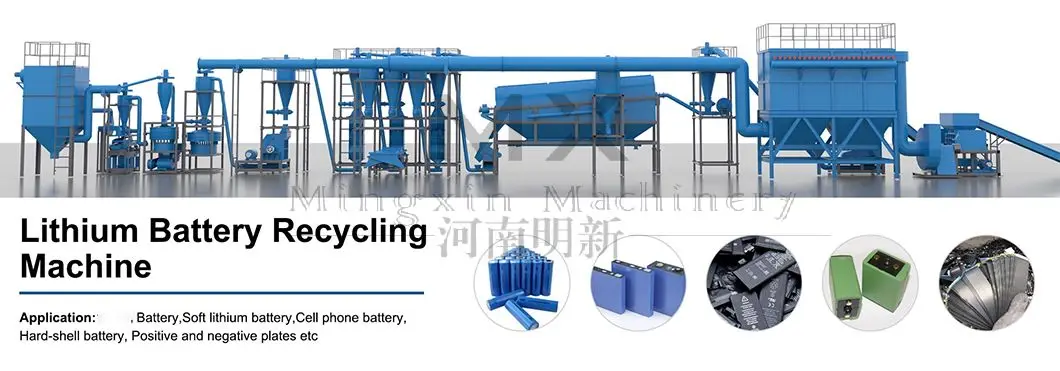 Cylindrical Waste Car Battery Lithium Li Ion Battery Recycling Machine ...
