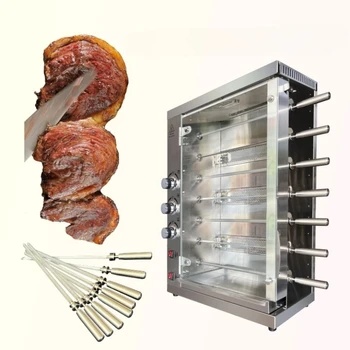 Commercial Chickens Meat Roaster Machine Grill Chicken Rotisserie Gas Electric Rotary Chicken Roaster Oven Machine