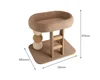 Climbing ladder runway round small climbing frame-hemp cushion
