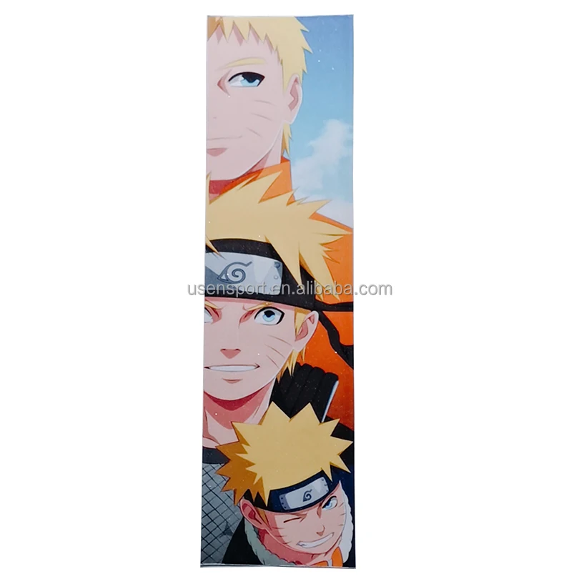 Just finished my own painted griptape with a few of my favorite anime. It  took me about 2 weeks. And i really like how it turned out. : r/anime