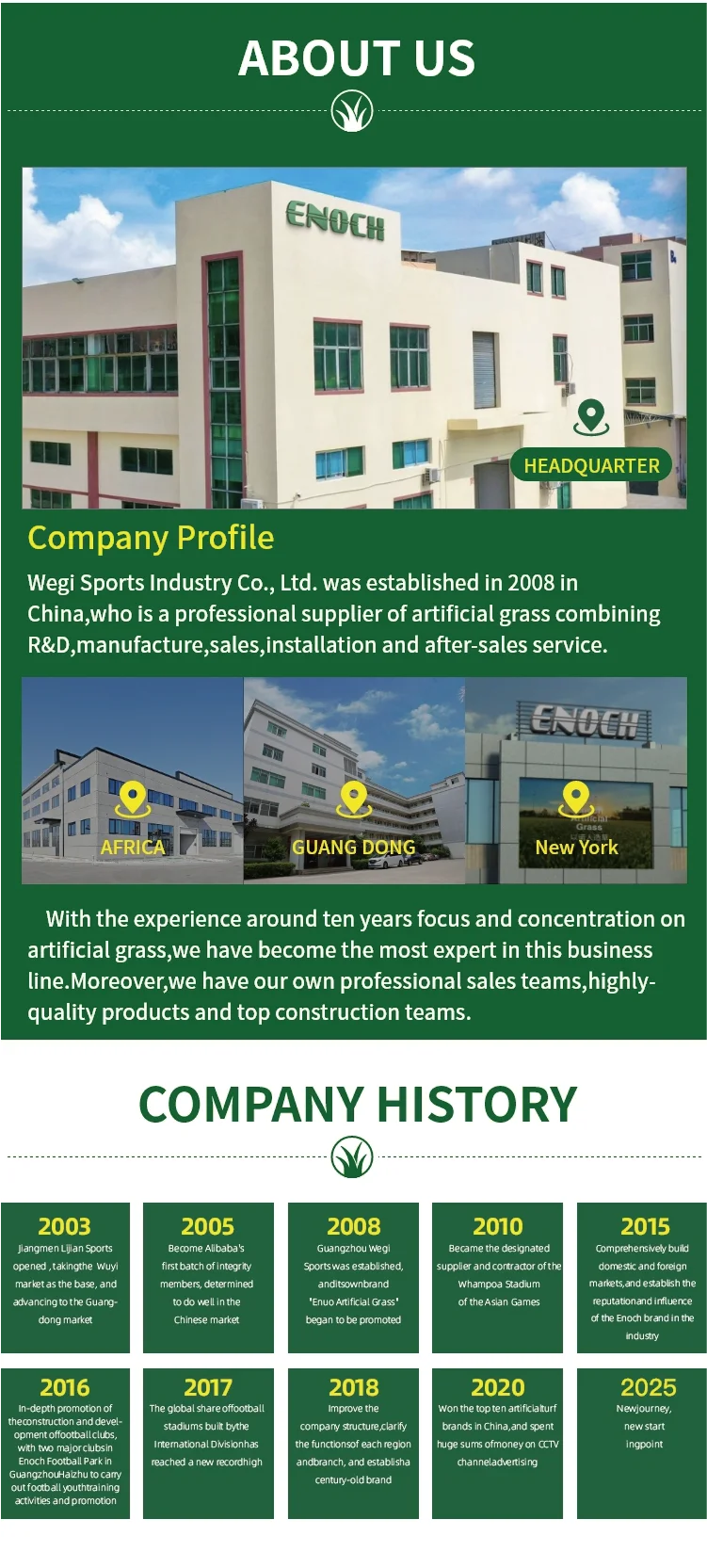 50mm Pile Height Artificial Grass with Easy Installation Soft Touch and High Tenacity for Football Fields