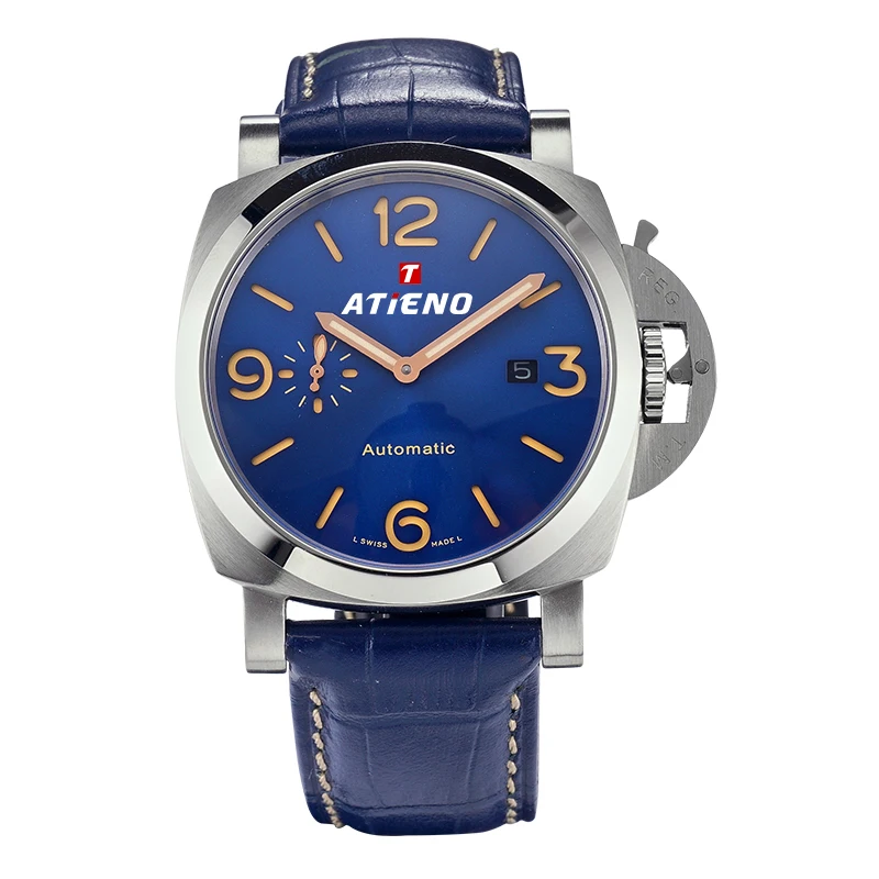 Saphire Luxe Blauw Rvs Heren Automatische Horloge Slip Mechanische Motre  Horloge - Buy Duik Horloges Voor Mannen Automatische,Private Label Horloges  Mannen Luxe Merk Automatische,Automatische Horloge Geen Merk Product on  Alibaba.com