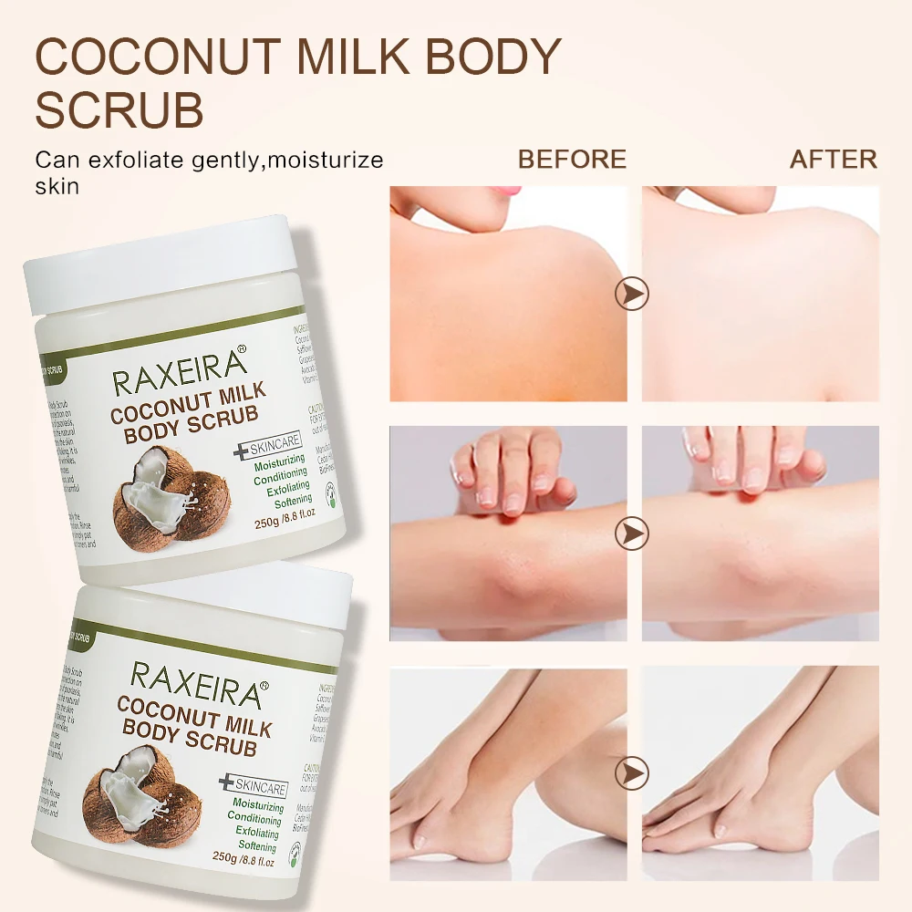 Wholesale Exfoliates Skin 100 Pure Coconut Body Scrub Whitening Organic Exfoliating Scrub 