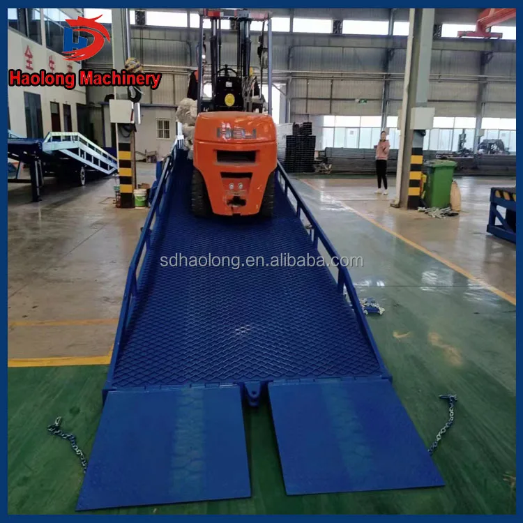 Dock Leveling Ramp Loading And Unloading Platform Loading And Unloading ...