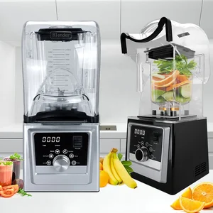 2500 Watt Heavy Duty Silent Food Blender Professional Mixing Machine Automatic Quite Blender Ice Crush bar Blender Machine
