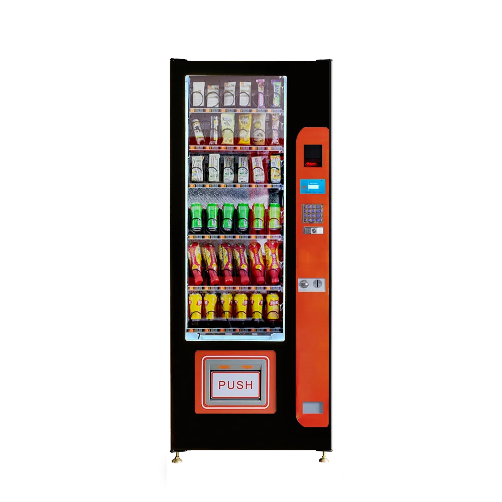 Slim Small  Vending Machine with Refrigerated for Selling Snack and Drink Cigarette