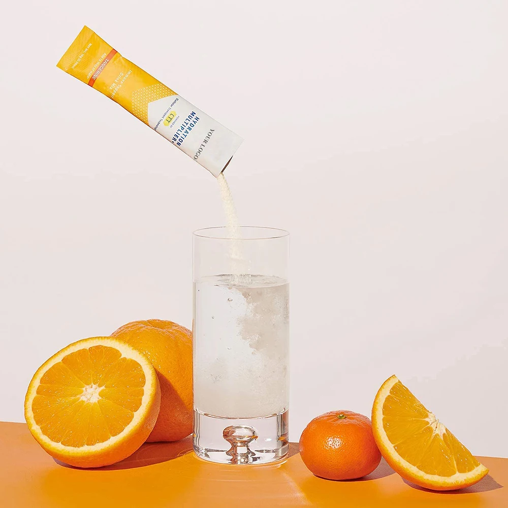 Hydrating Moisturizer Providing Energy Immune Support Natural Tangerine Flavor
