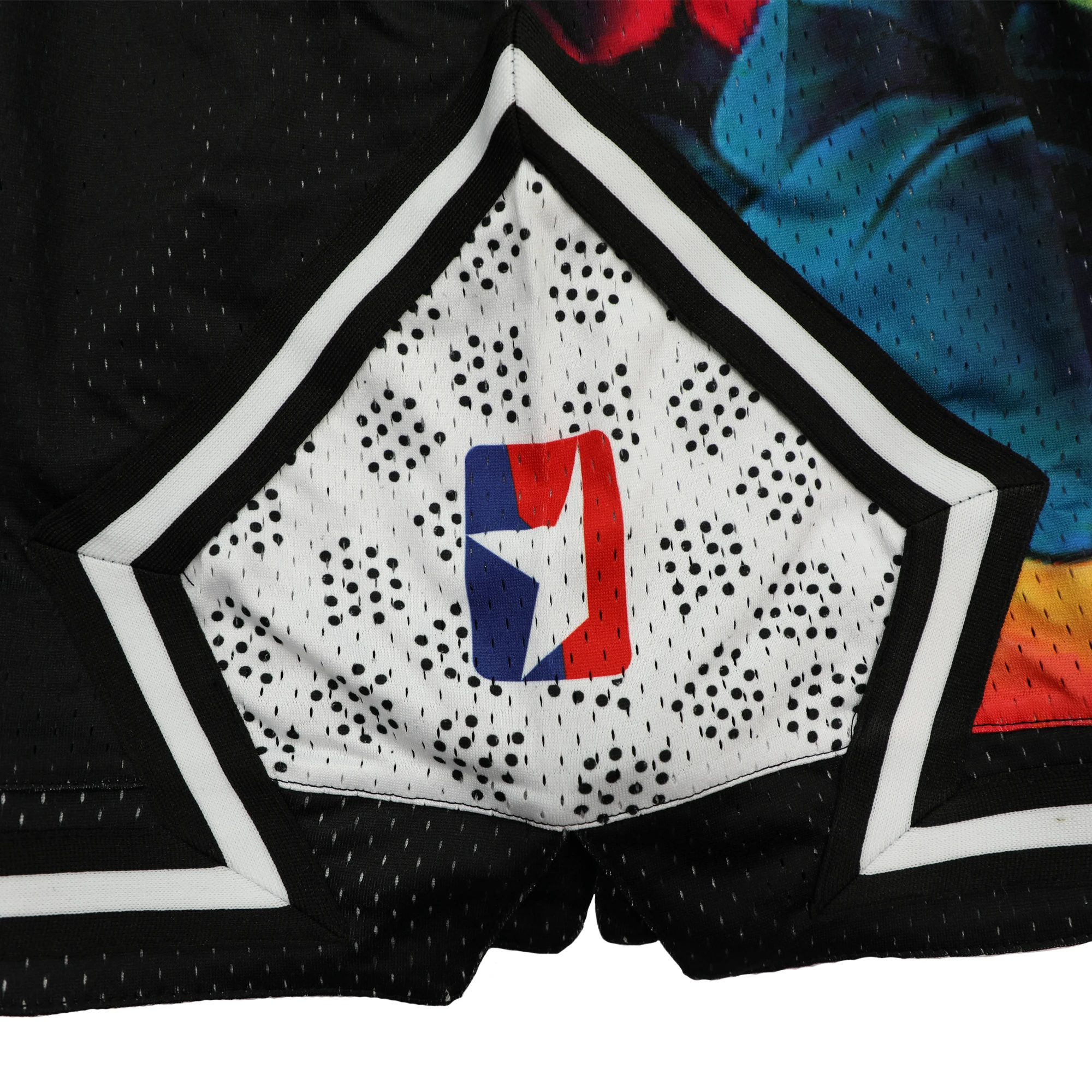 Custom Sublimated Vintage Design Your Own Basketball Shorts Adult Kids Sportswear Blank Basketball Shorts