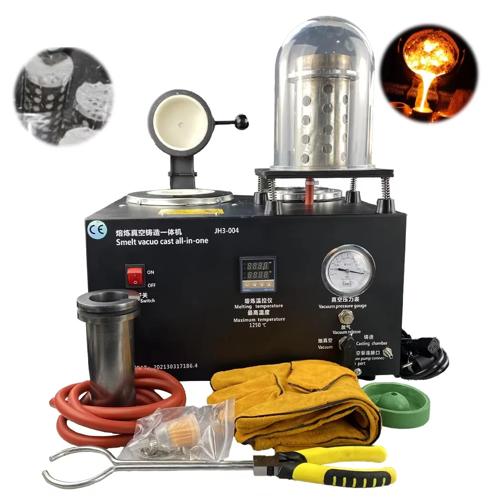 Lost Wax Cast Jewelry Tools Casting Equipment Machine Metal Smelting Mold  Jewellery Vacuum Casting Machine