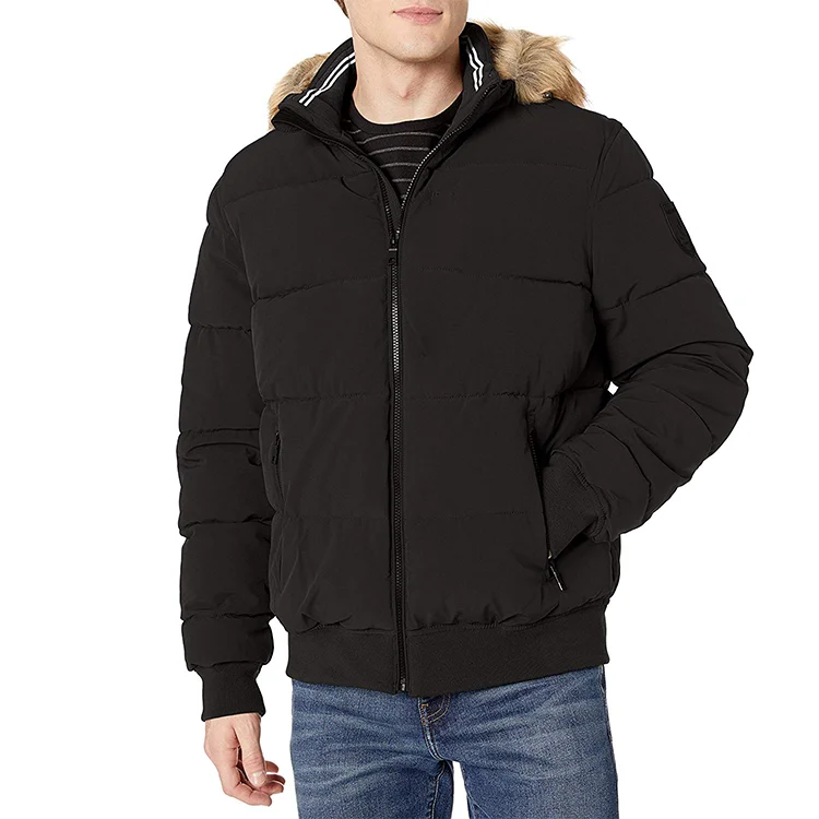 cropped puffer ski jacket