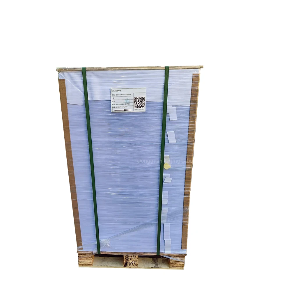 Self-Adhesive Die Cut Label Paper Sheet Glossy Cast Coated 70x100cm Size Offset Printing with Hot Melt Adhesive