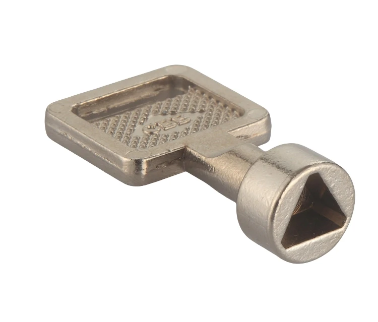 Zinc Alloy Nickel Plated Triangular Cylinder Tubular Key Cabinet Door Quarter Turn Cam Lock supplier
