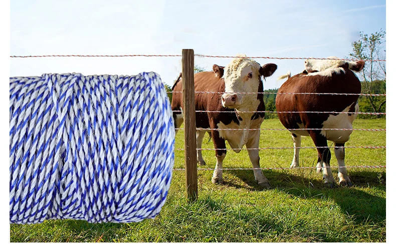 Portable Electric Fence Line 500m Livestock Breeding Fence Farm Wire ...