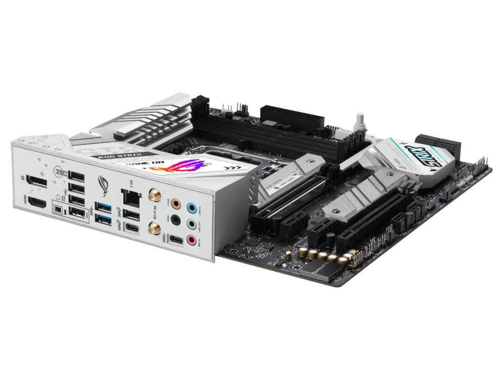 ROG STRIX B760-G GAMING WIFI D4 Motherboard - Small Blow Snow